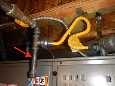 flexible furnace gas line